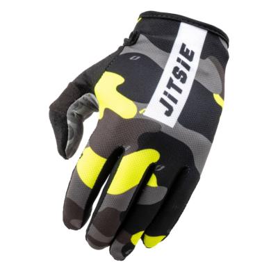 Jitsie - Gants G3 Core Camo gris/jaune