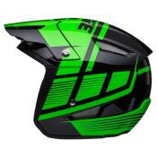 Jitsie - Casque Trial HT1 Struktur noir/vert XL