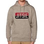 JITSIE - Sweat marron avec capuche Block