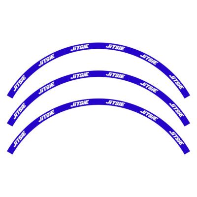 Jitsie - Autocollants de jante bleu/blanc