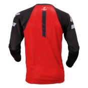 JITSIE-Maillot L3 TRIZTAN Noir/rouge Taille XL