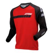 JITSIE-Maillot L3 TRIZTAN Noir/rouge Taille XL