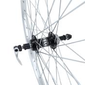 Roue VTT 26" arrière ALU MOY noir blocage roue libre 7/6V.