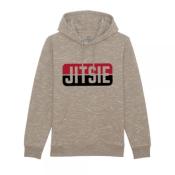 JITSIE - Sweat marron avec capuche Block