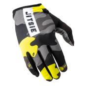 Jitsie - Gants G3 Core Camo gris/jaune