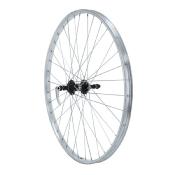 Roue VTT 26" arrire ALU MOY noir blocage roue libre 7/6V.